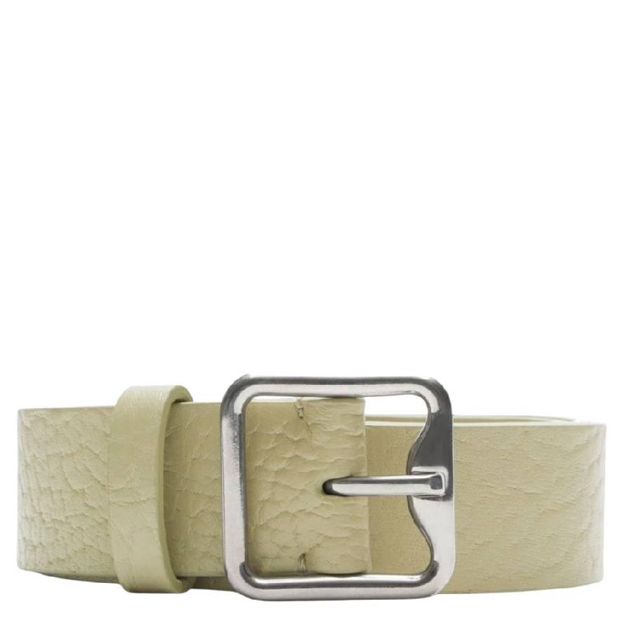 Burberry Leather B Buckle Belt by BURBERRY