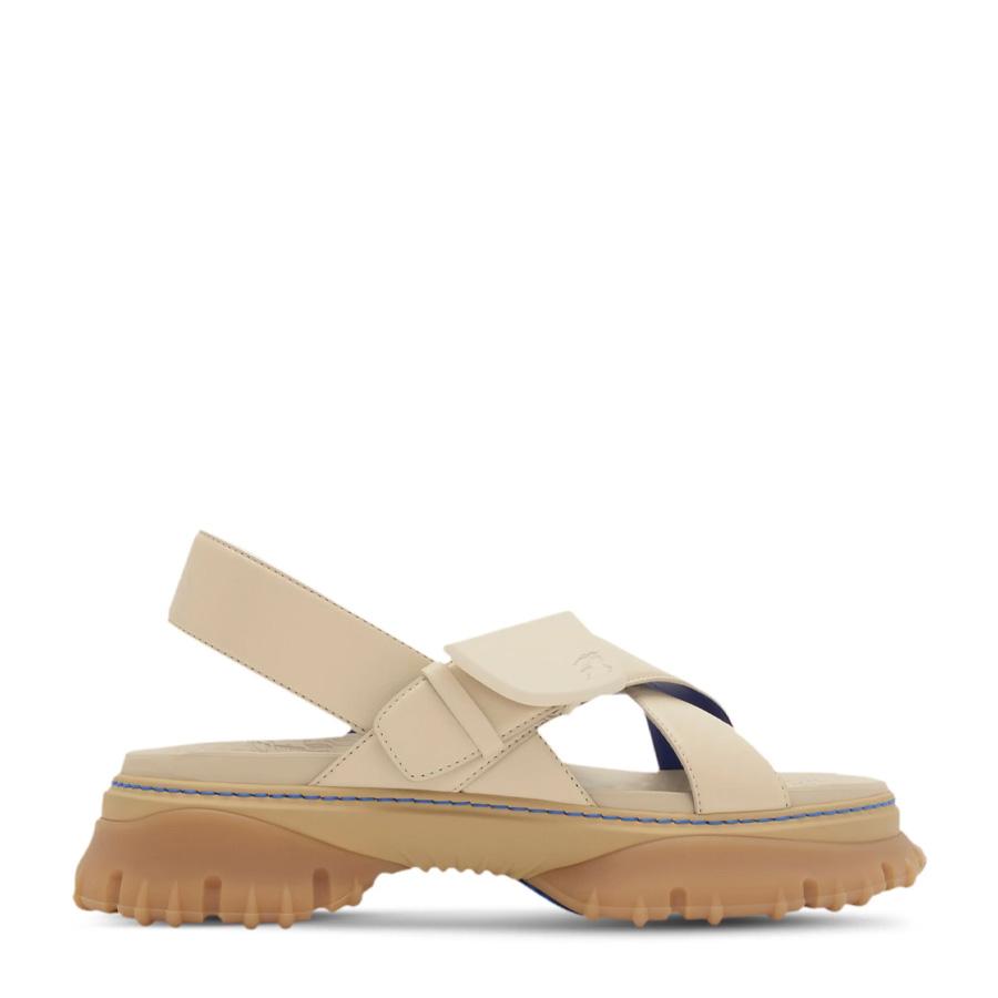 Burberry Leather Pebble Sandals by BURBERRY