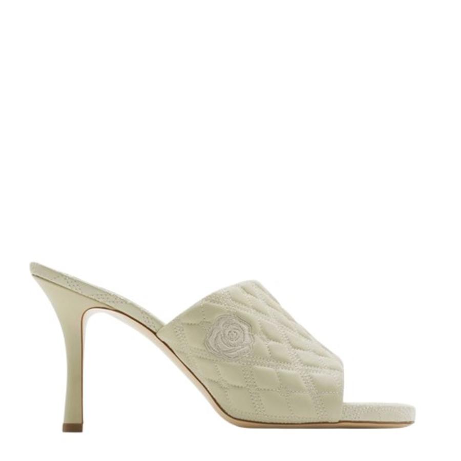 Burberry Leather Quilted Heeled Mules by BURBERRY