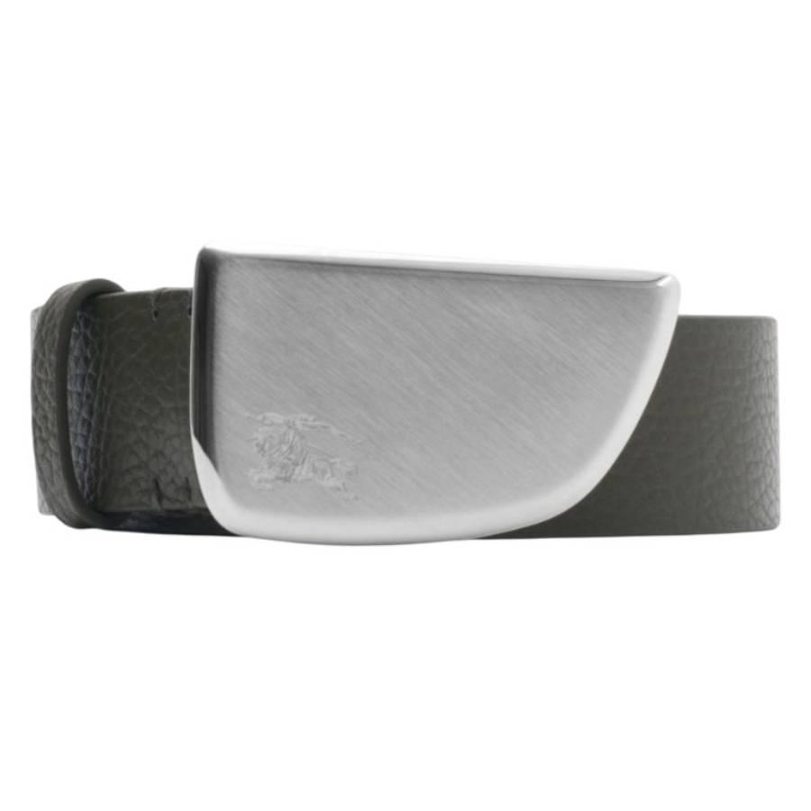 Burberry Leather Shield Belt by BURBERRY