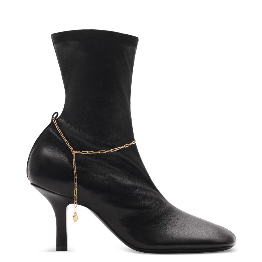 Burberry Leather Slinky Legging Low Boots by BURBERRY
