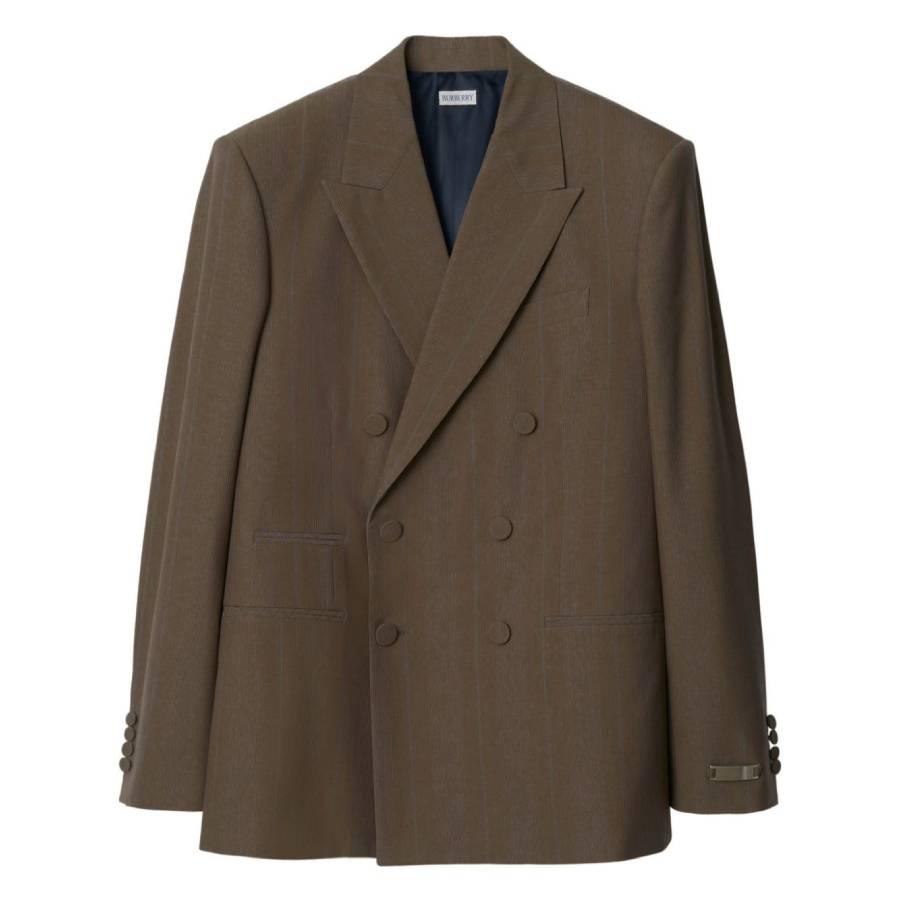 Burberry Lee Double-Breasted Wool Blazer by BURBERRY