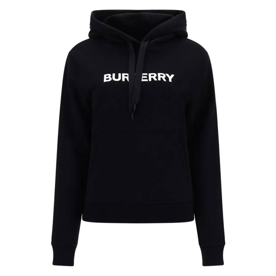 Burberry Logo Cotton Relaxed-Fit Hoodie by BURBERRY