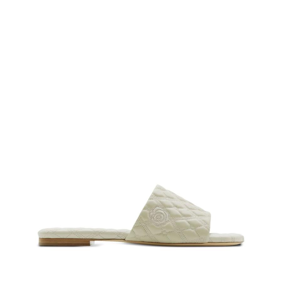 Burberry Logo Embossed Quilted Leather Sandals by BURBERRY