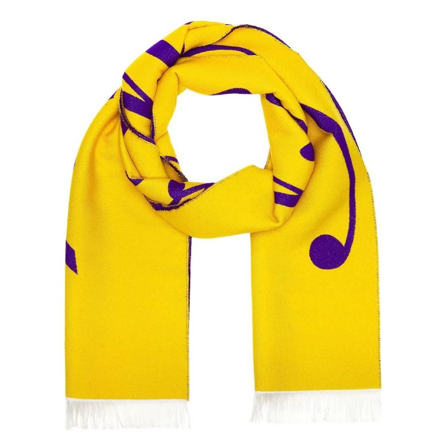 Burberry Logo Jacquard Football Scarf by BURBERRY