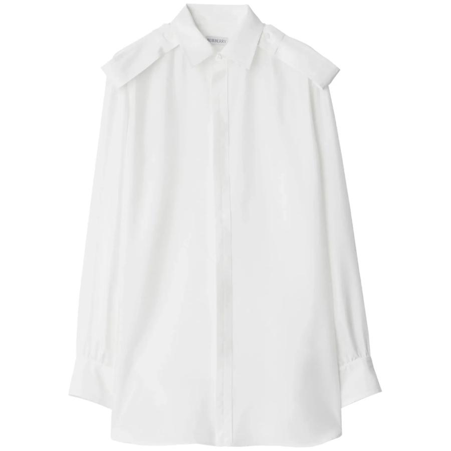 Burberry Long-Sleeved Classic Collar Silk Shirt by BURBERRY