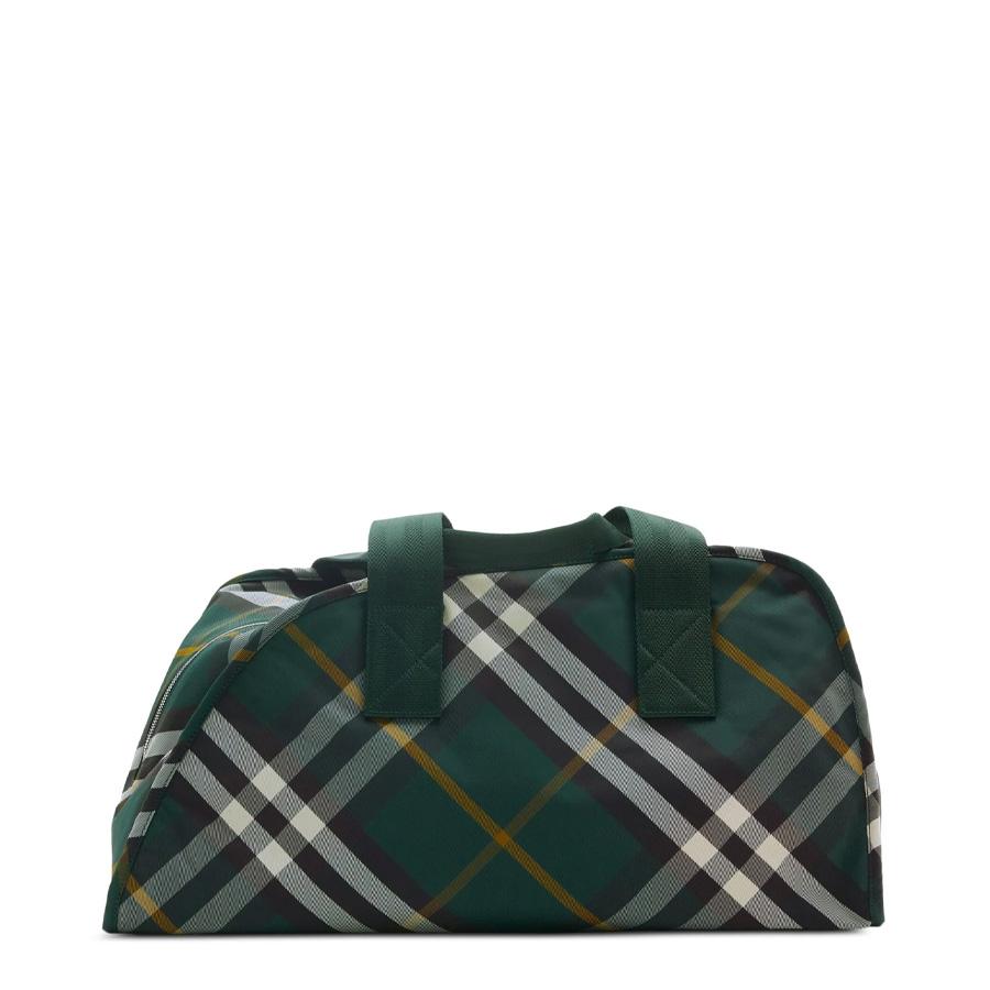 Burberry Medium Holdall Shield Check-Pattern Duffle Bag by BURBERRY