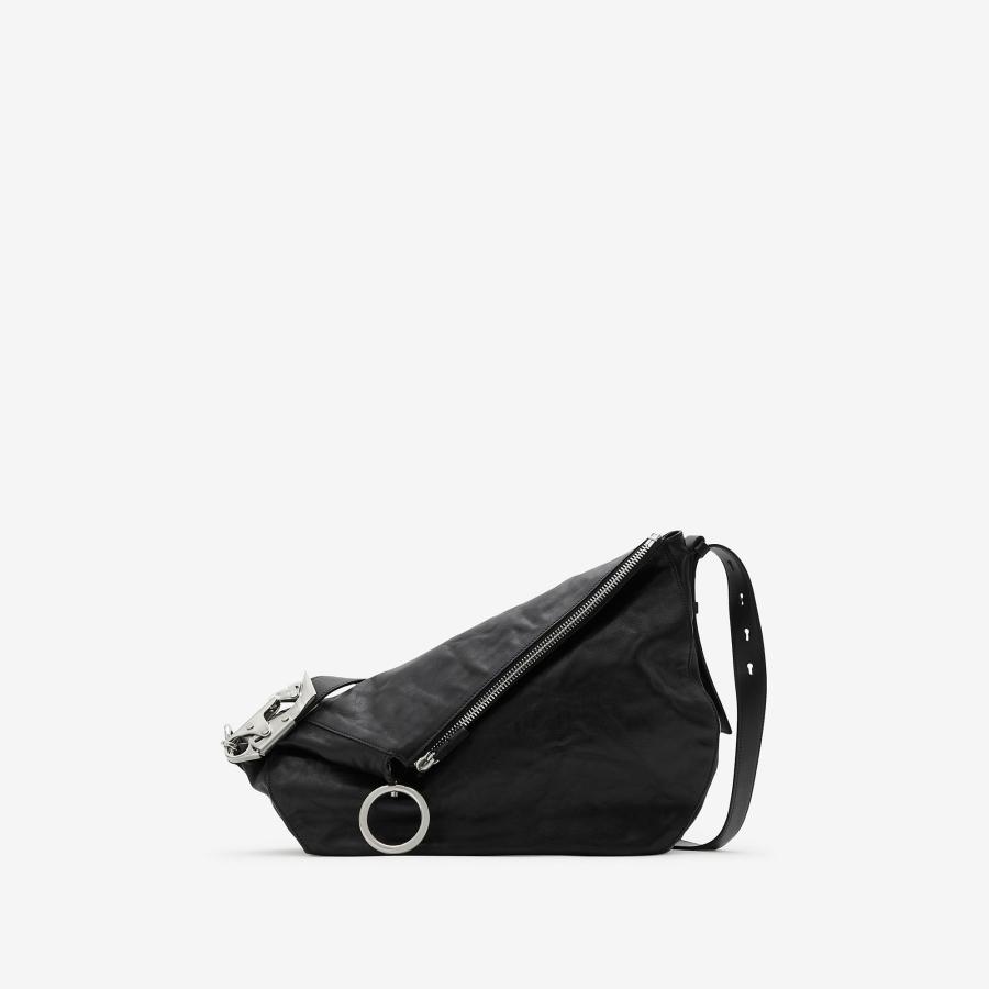 Burberry Medium Knight Leather Shoulder Bag by BURBERRY