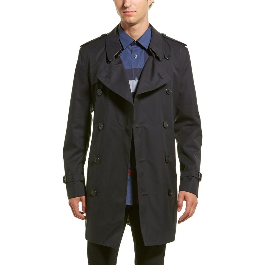 Burberry Mens Blue Wimbledon Short Trench Coat by BURBERRY
