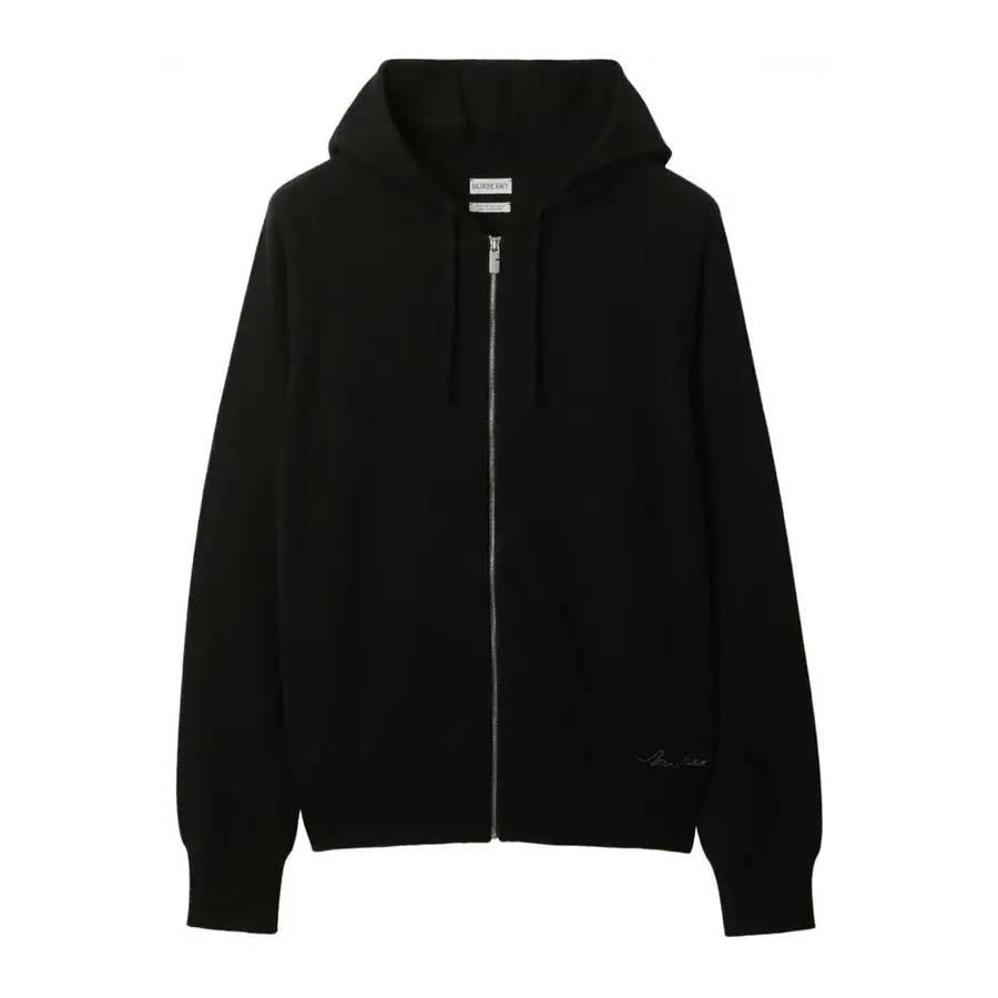 Burberry Mens Cashmere Zip-Fastening Hoodie by BURBERRY