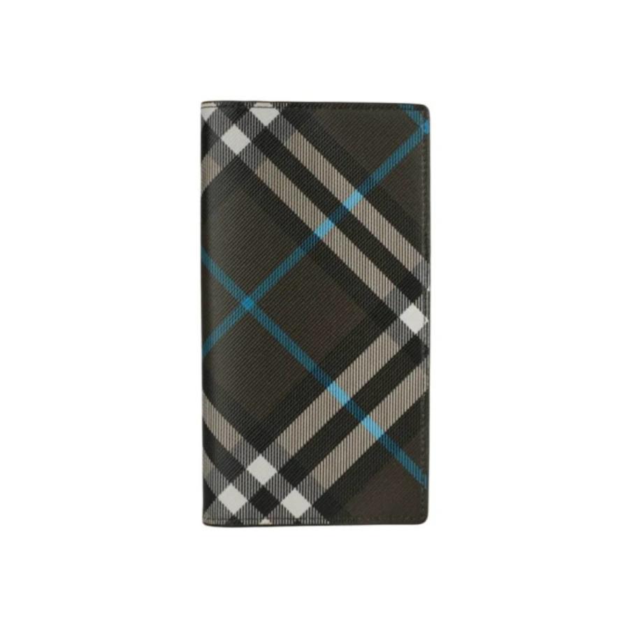 Burberry Mens Signature Canvas Check Wallet by BURBERRY