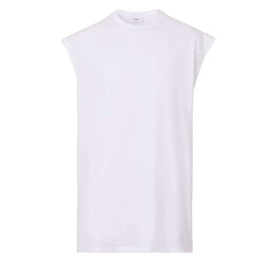 Burberry Mens Sleeveless Oversized Cotton Top by BURBERRY