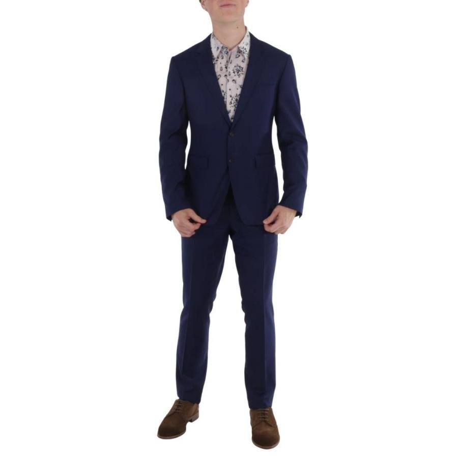 Burberry Mens Stirling Wool Suit In Bright Navy by BURBERRY