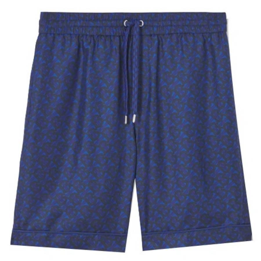 Burberry Merrick Monogram Silk Shorts by BURBERRY