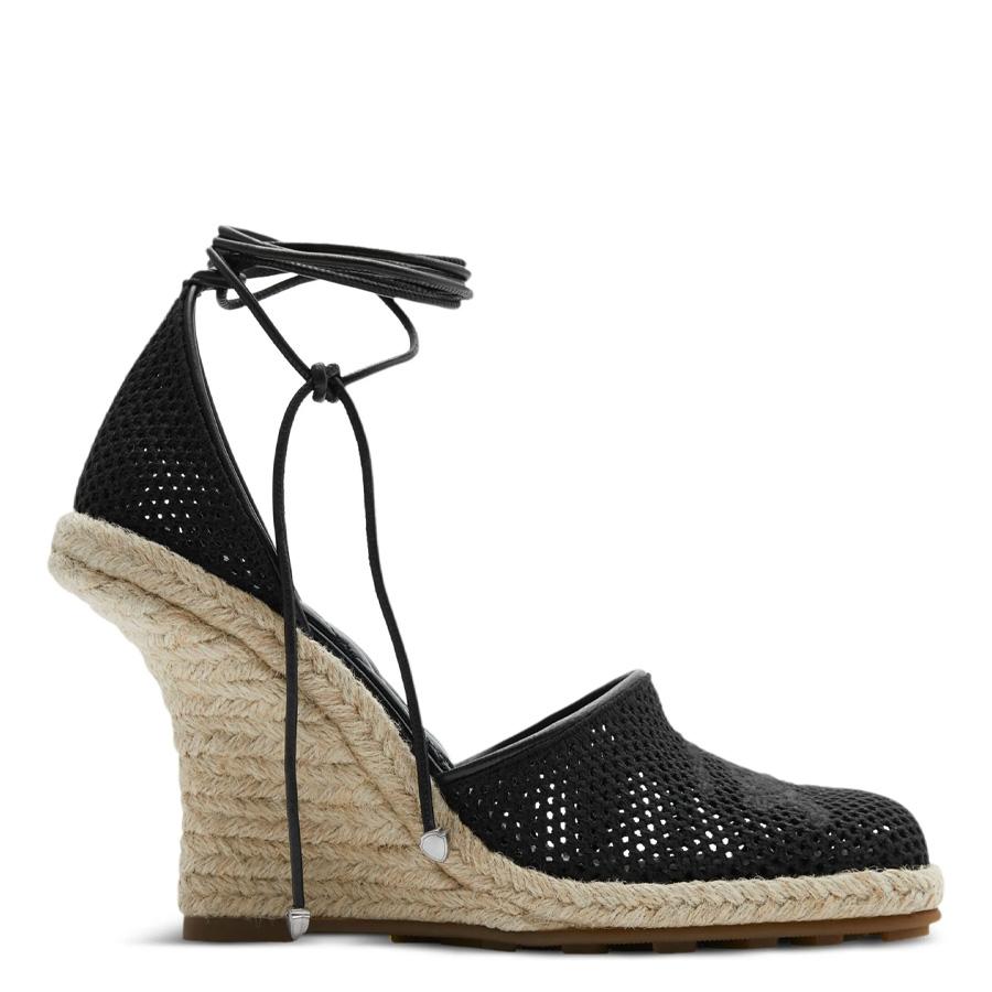 Burberry Mesh Plunge Espadrilles by BURBERRY