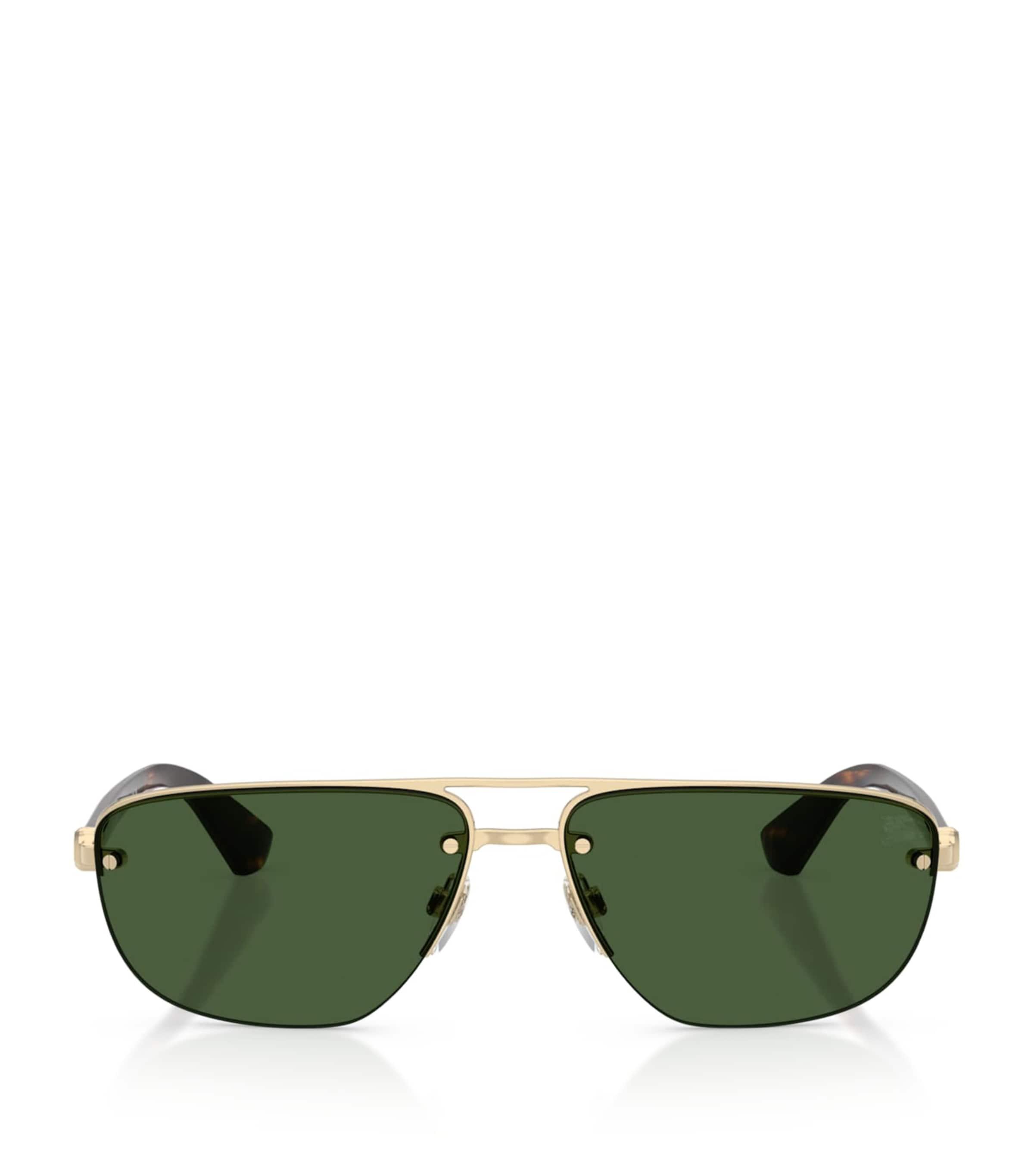 Burberry Metal Irregular Sunglasses by BURBERRY