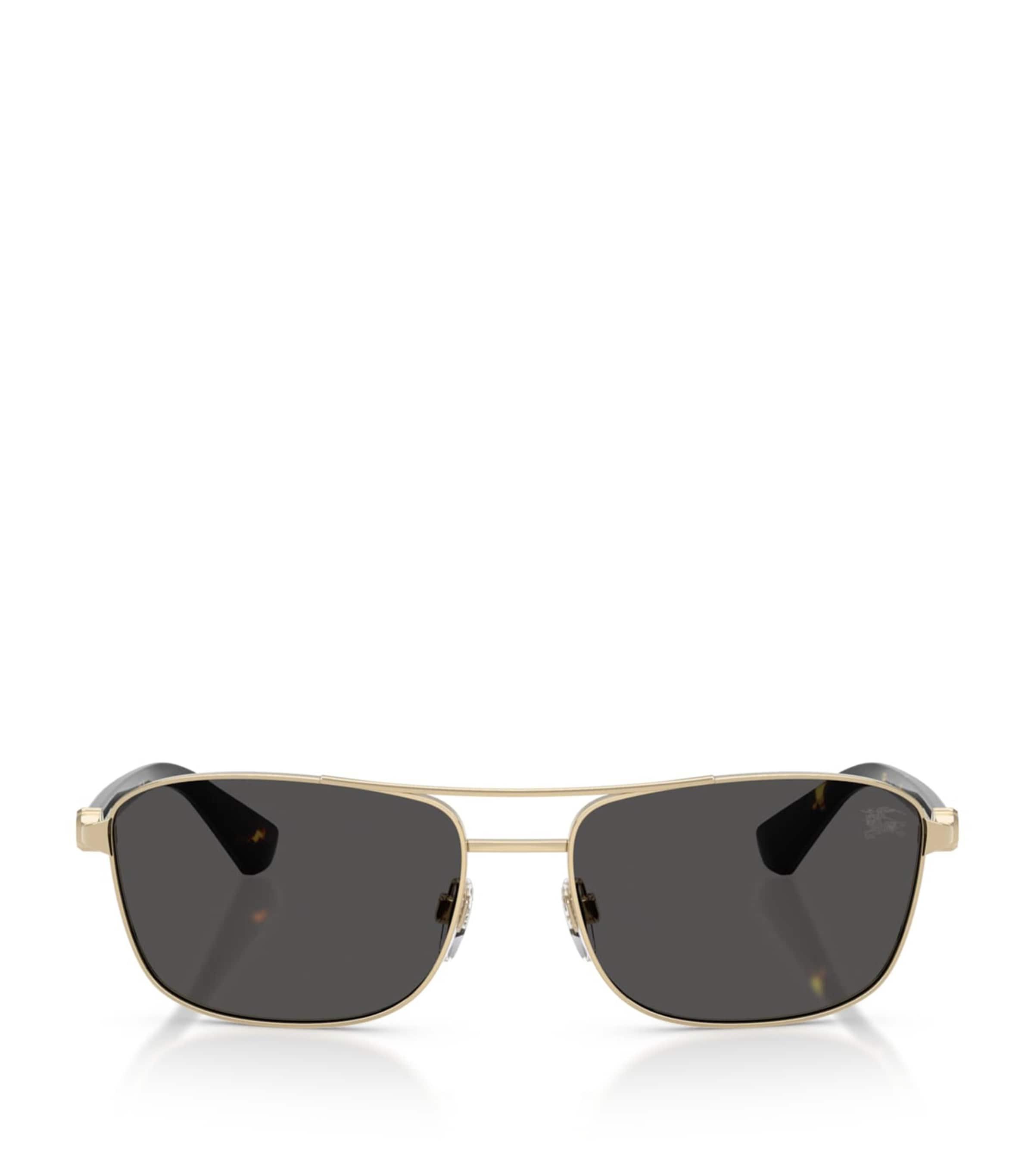 Burberry Metal Pilot Sunglasses by BURBERRY