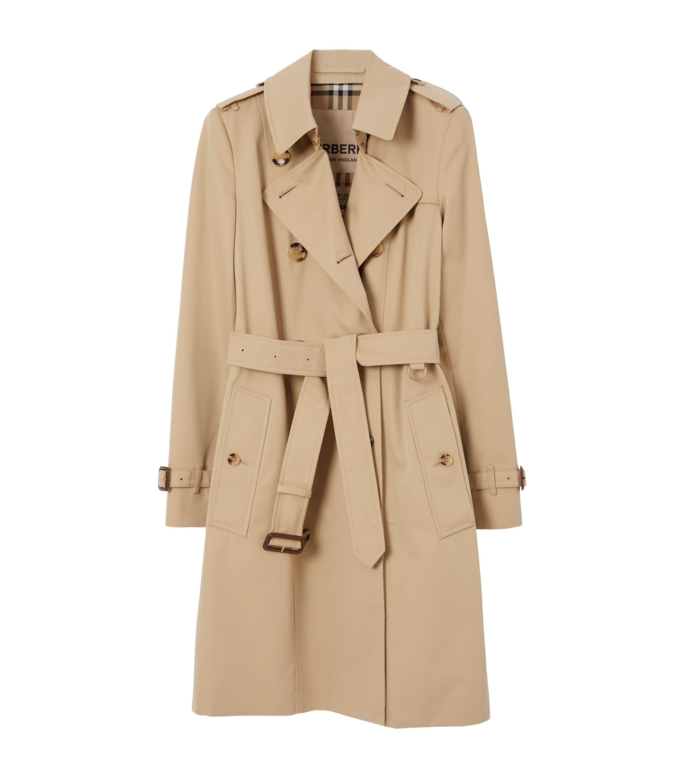 Burberry Mid-Length Chelsea Trench Coat by BURBERRY