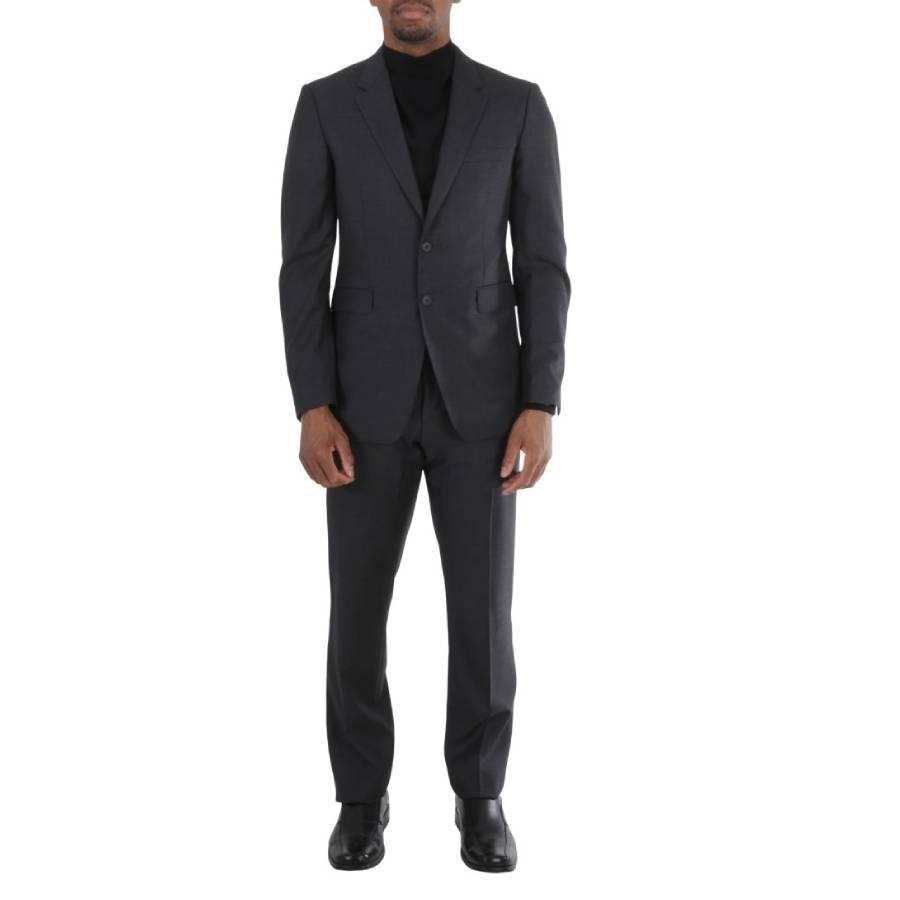 Burberry Millbank 2 Wool Tailored Suit In Charcoal by BURBERRY