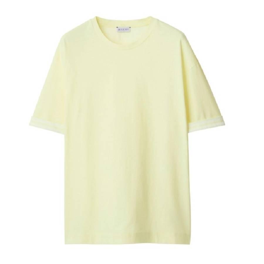 Burberry Millepoint Cotton Crewneck T-Shirt by BURBERRY