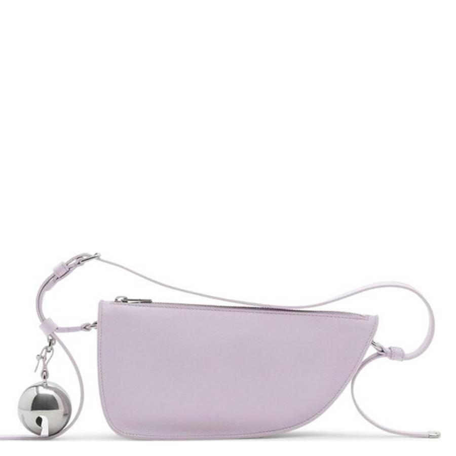 Burberry Mini Shield Leather Shoulder Bag by BURBERRY