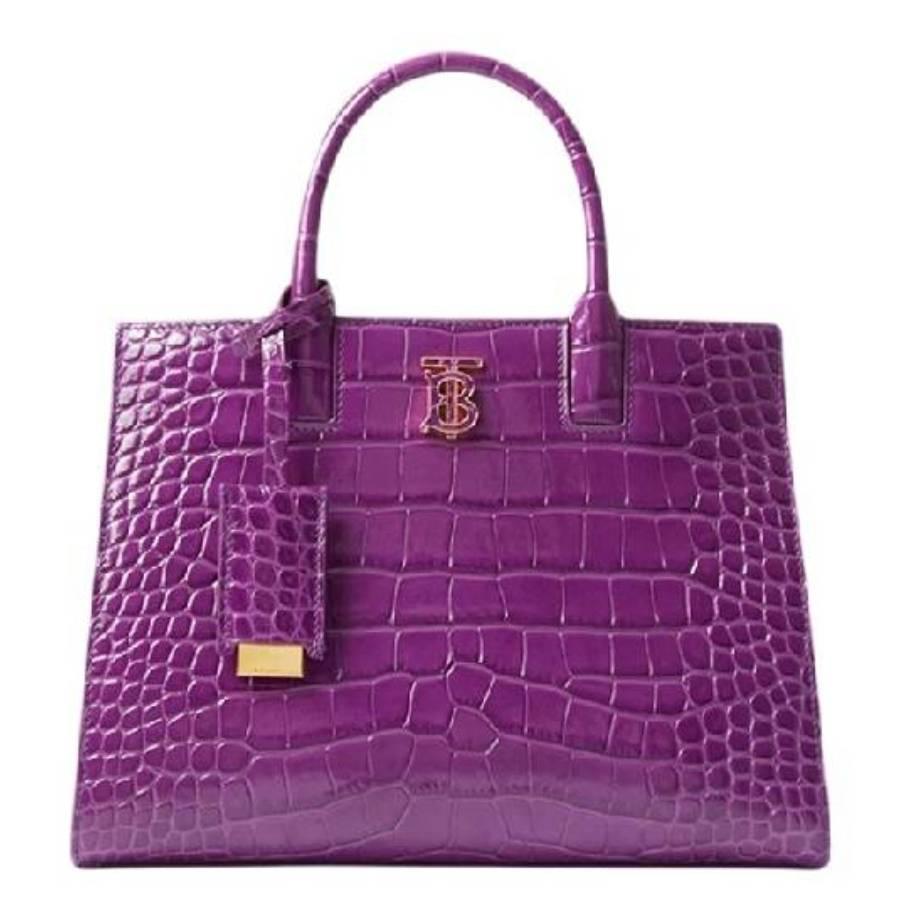 Burberry Mini Tb Monogram Frances Top Handle Bag by BURBERRY