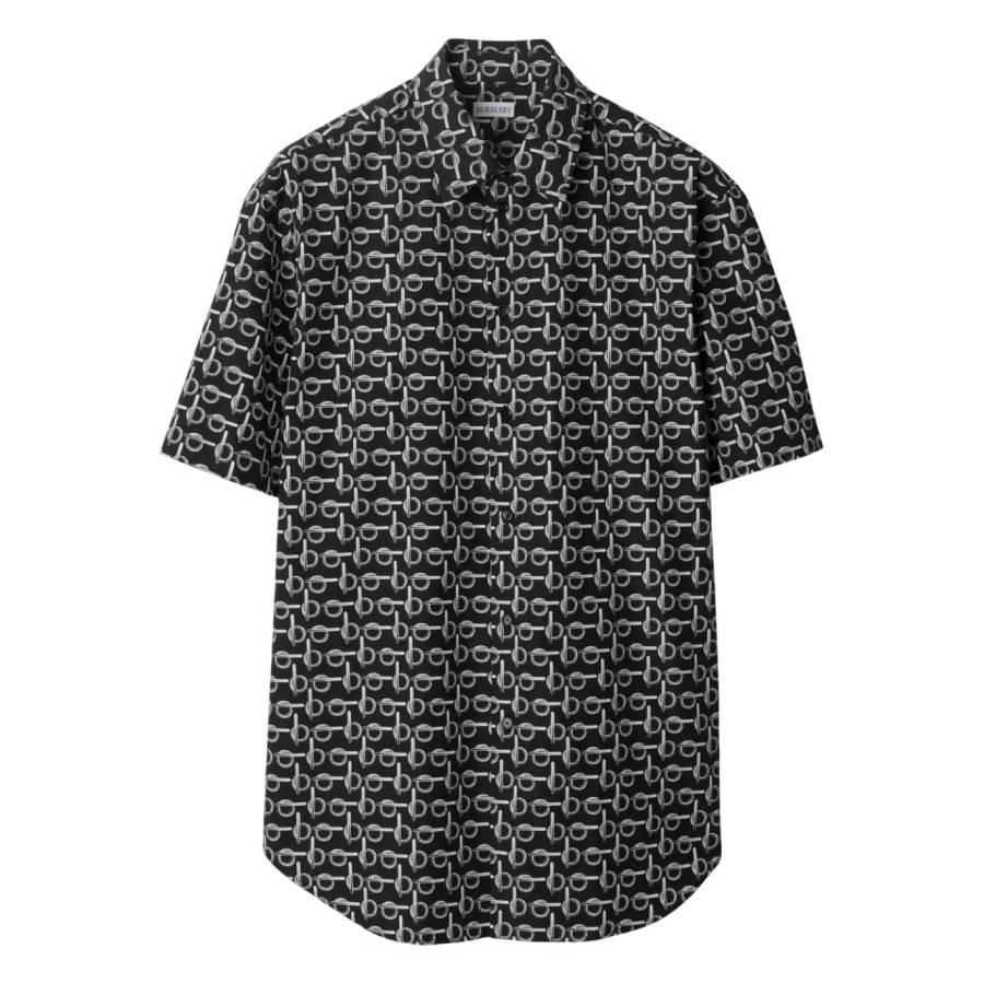 Burberry Monogram B Print Cotton Shirt by BURBERRY
