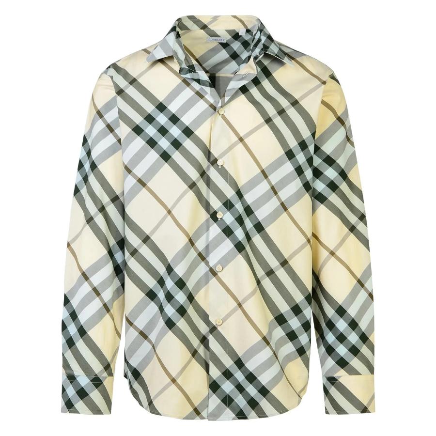 Burberry Nova Check Jacquard Classic Collar Shirt by BURBERRY