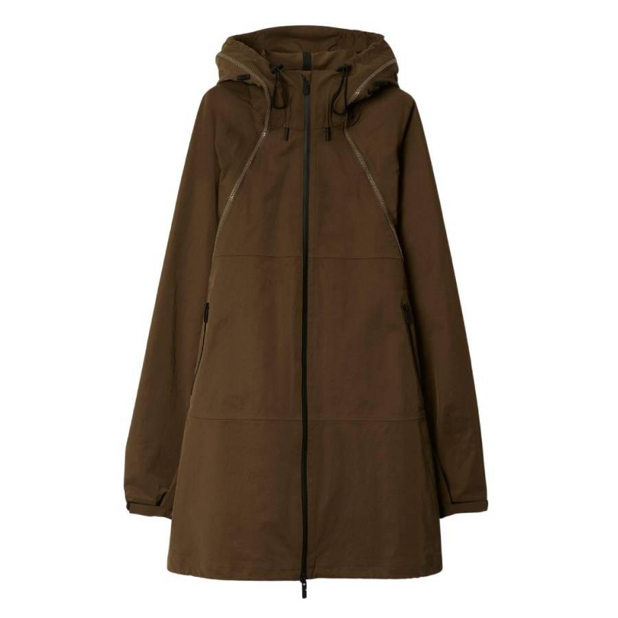 Burberry Nylon Cotton Hooded Parka by BURBERRY