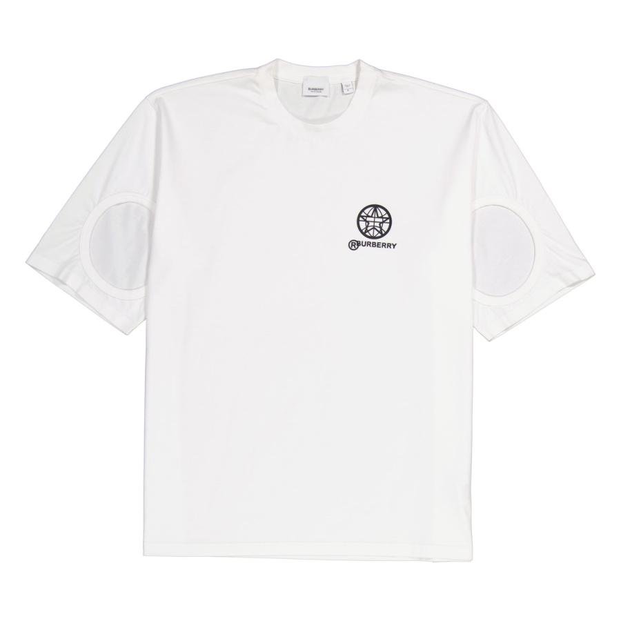 Burberry Optic White Logo Cotton T-Shirt by BURBERRY