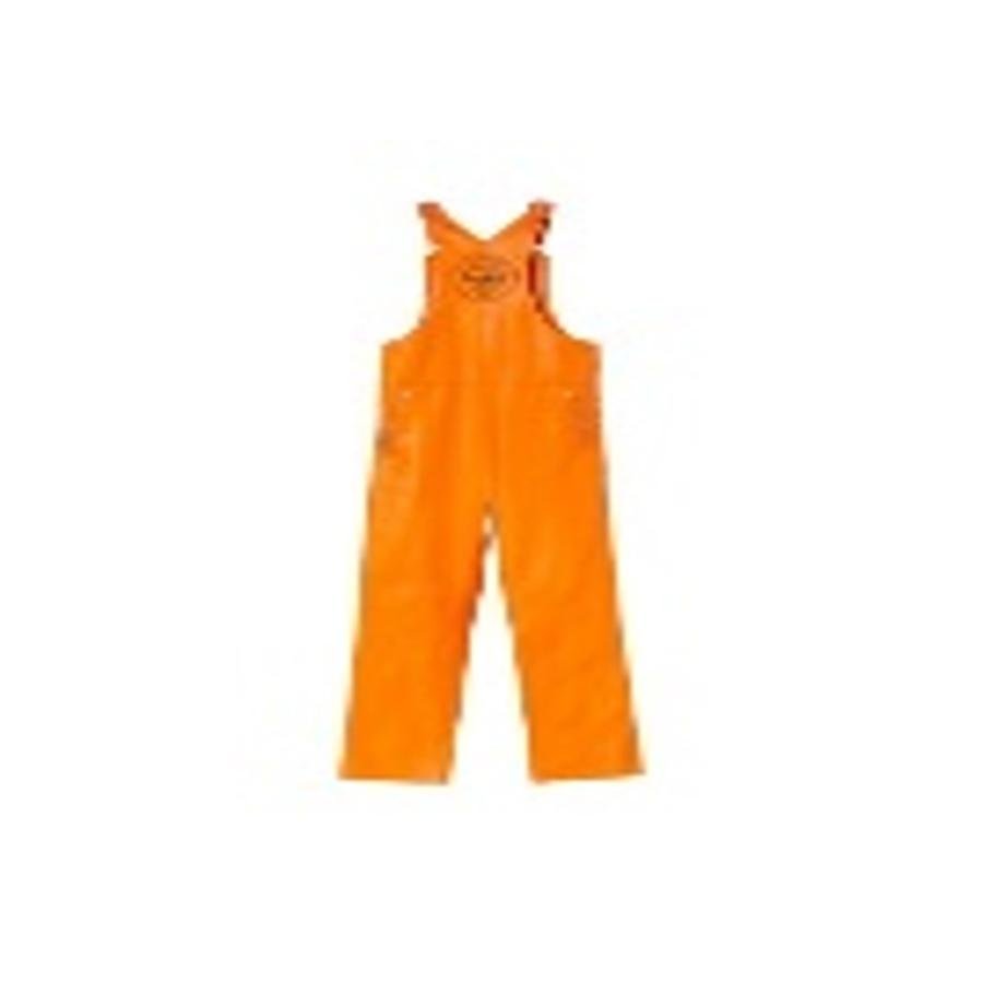 Burberry Orange Leather Shark Graphic Overalls by BURBERRY