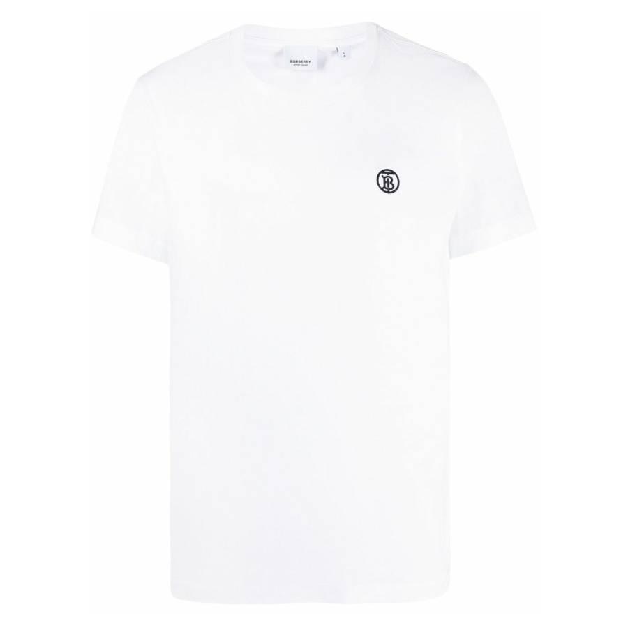 Burberry Parker TB Logo Cotton T-Shirt by BURBERRY