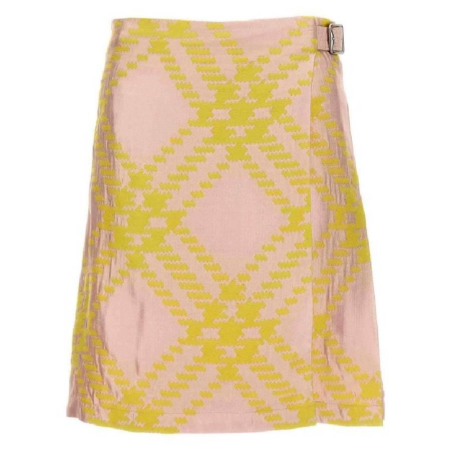 Burberry Pleat Detailing Wrap Skirt by BURBERRY