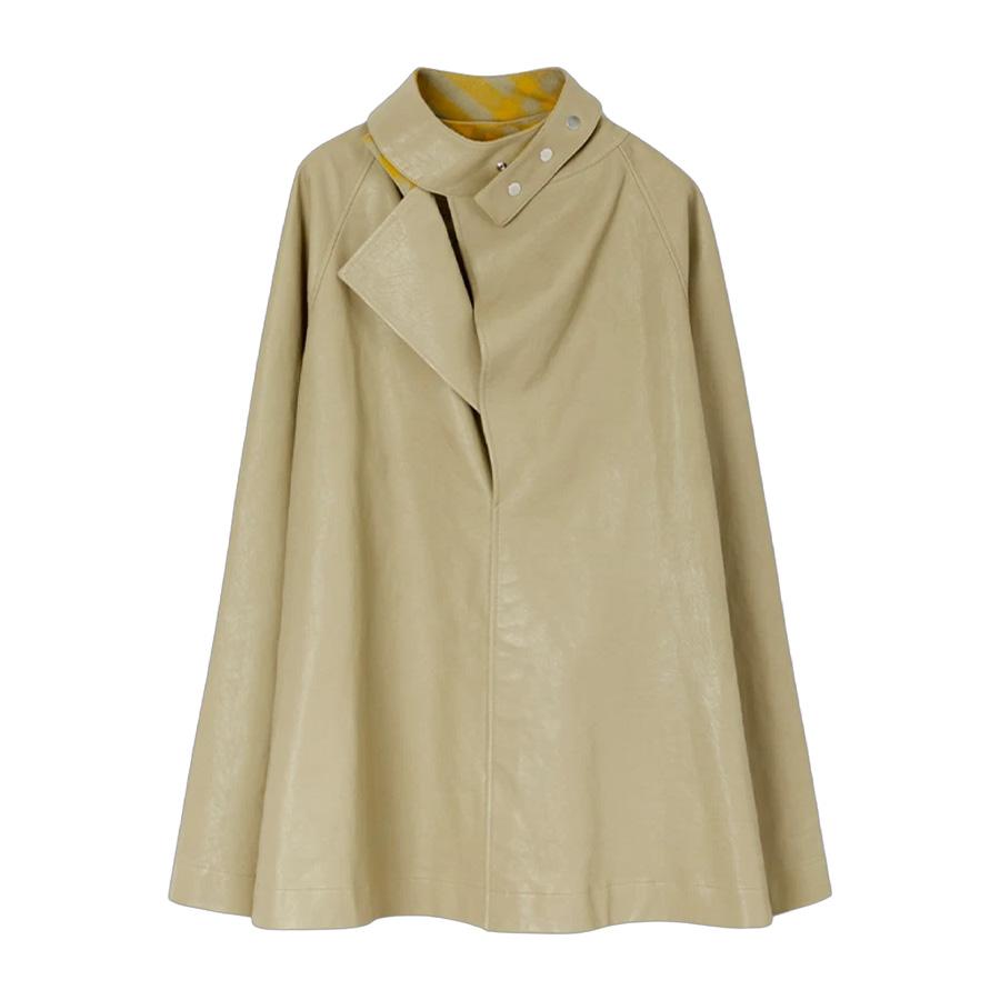 Burberry Puttee Collar Leather Jacket by BURBERRY