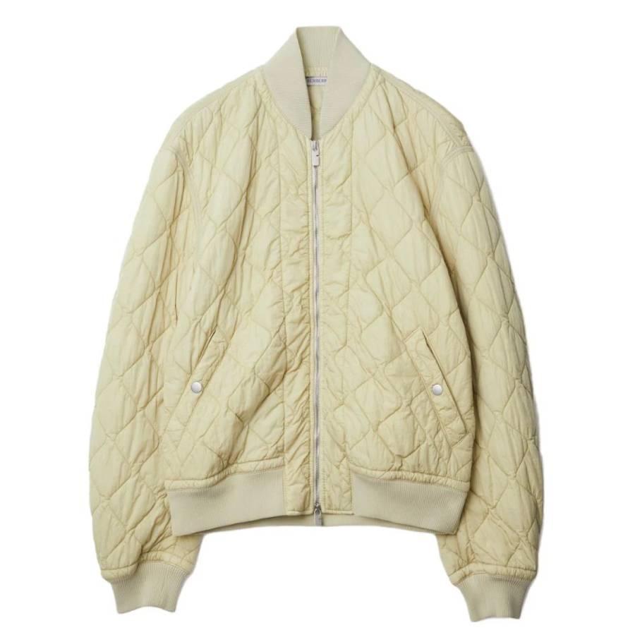 Burberry Quilted Nylon Bomber Jacket by BURBERRY