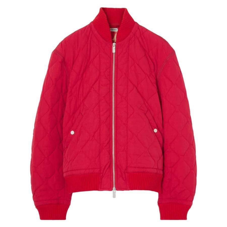 Burberry Quilted Nylon Bomber Jacket by BURBERRY