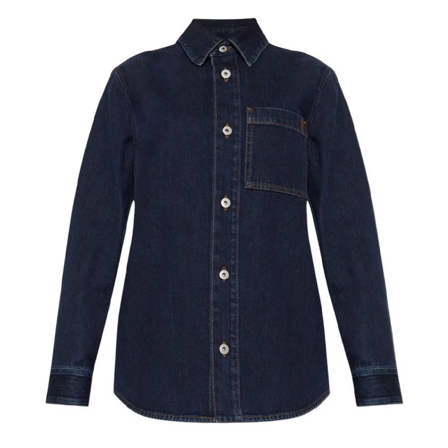 Burberry Regular Fit Long-Sleeved Denim Shirt by BURBERRY