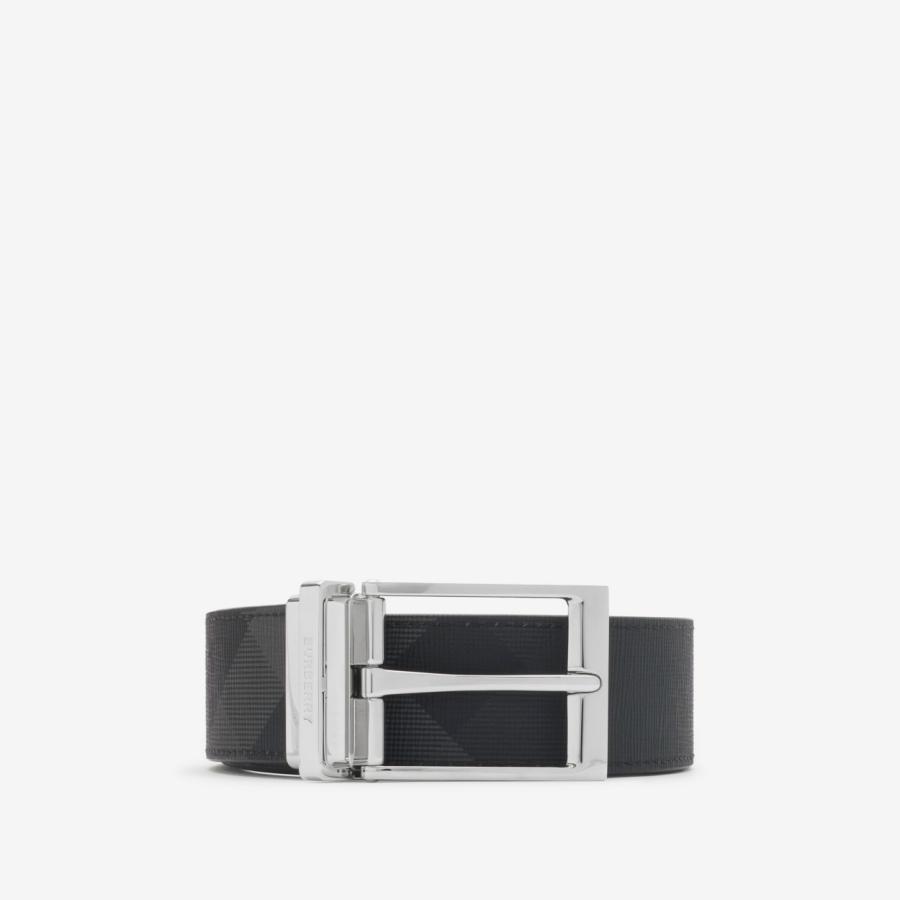 Burberry Reversible Check Belt by BURBERRY