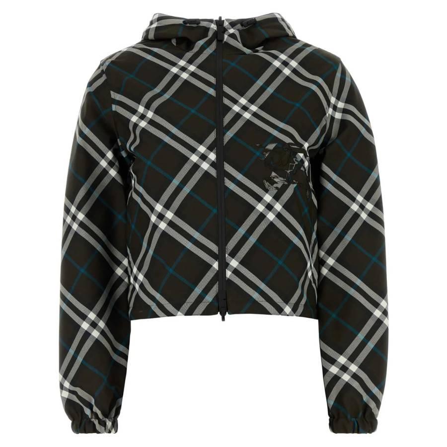 Burberry Reversible Cropped Check Jacket by BURBERRY