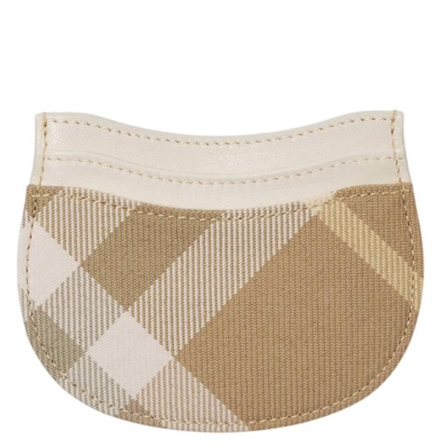 Burberry Rocking Horse Check Card Case by BURBERRY