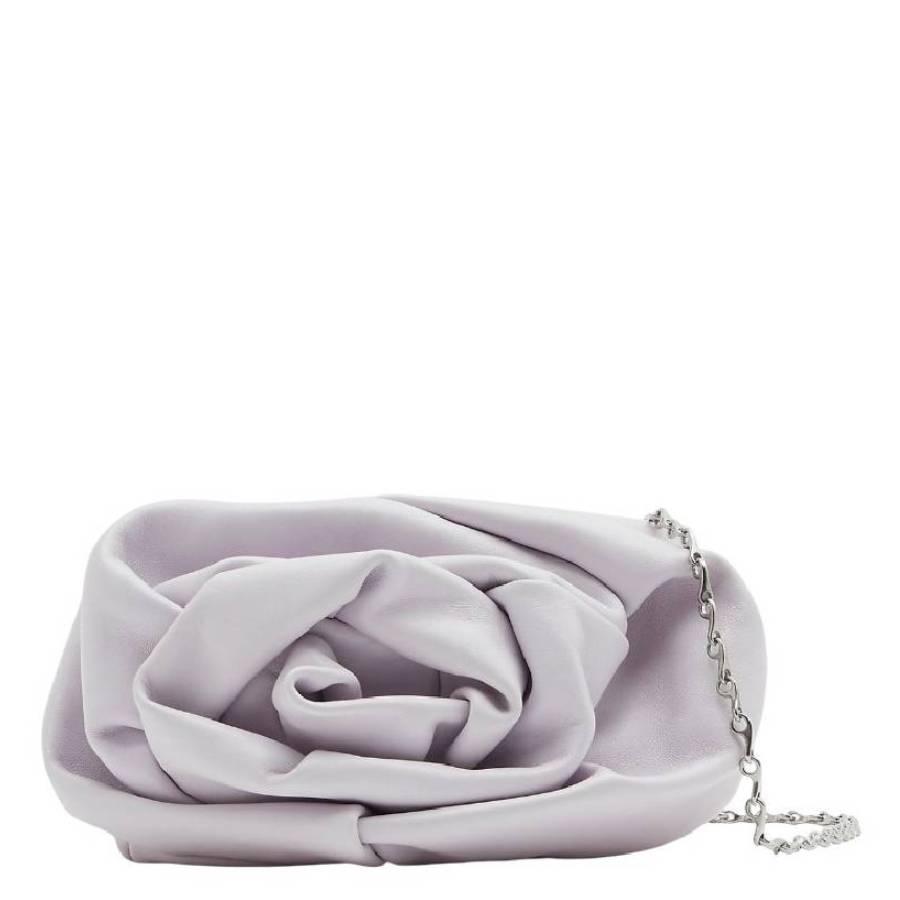 Burberry Rose Nappa Chain Clutch In Haze by BURBERRY