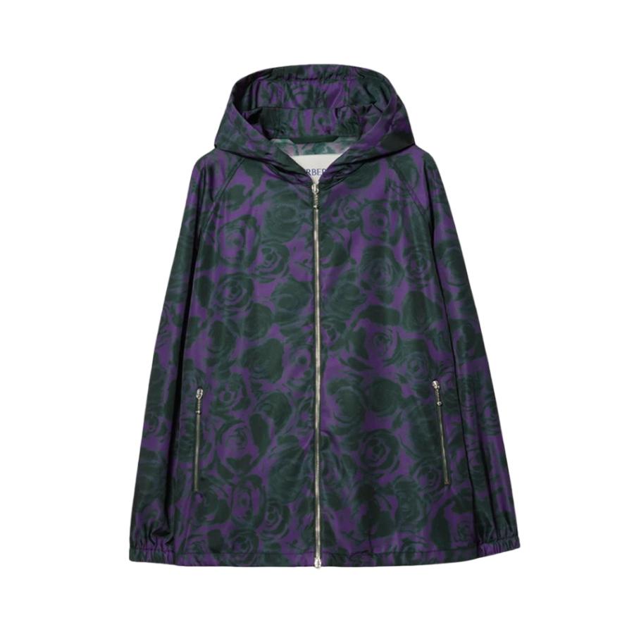 Burberry Rose Print Nylon Jacket by BURBERRY