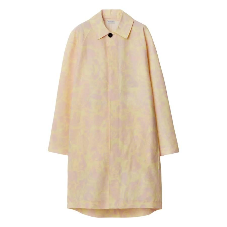 Burberry Rose Print Taffeta Coat by BURBERRY