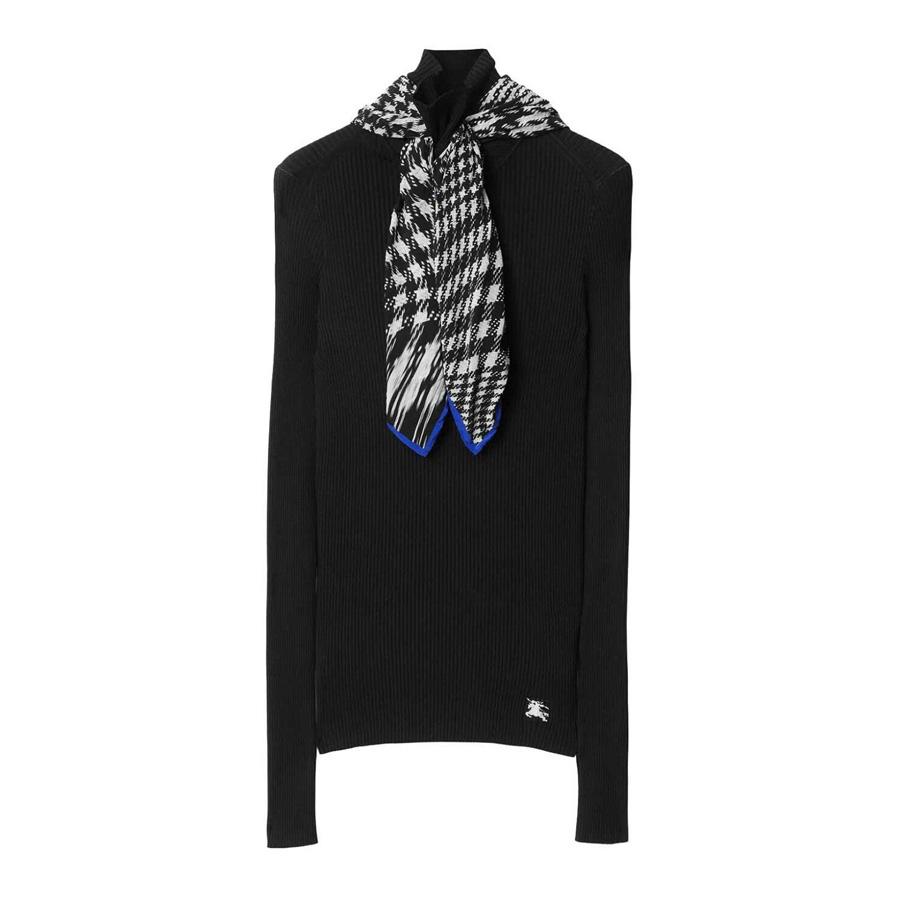 Burberry Scarf Rib Knit Sweater by BURBERRY