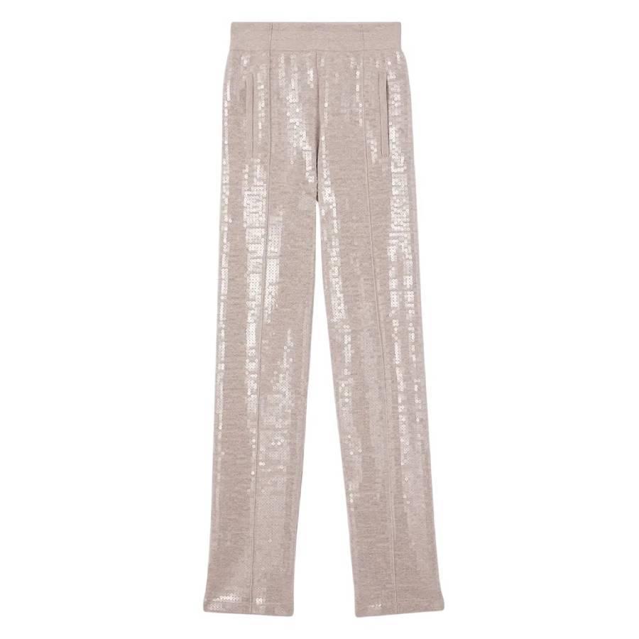 Burberry Sequins Embellished Carina Cashmere Pants by BURBERRY