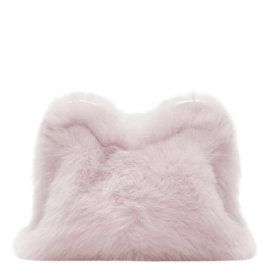 Burberry Shearling B-Shaped Clutch by BURBERRY