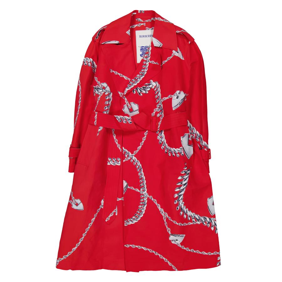 Burberry Shield Hardware Taffeta Trench Coat by BURBERRY