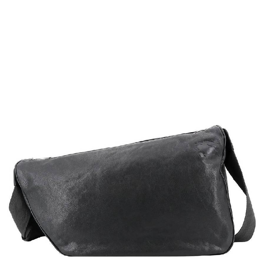 Burberry Shield Leather Messenger Bag by BURBERRY