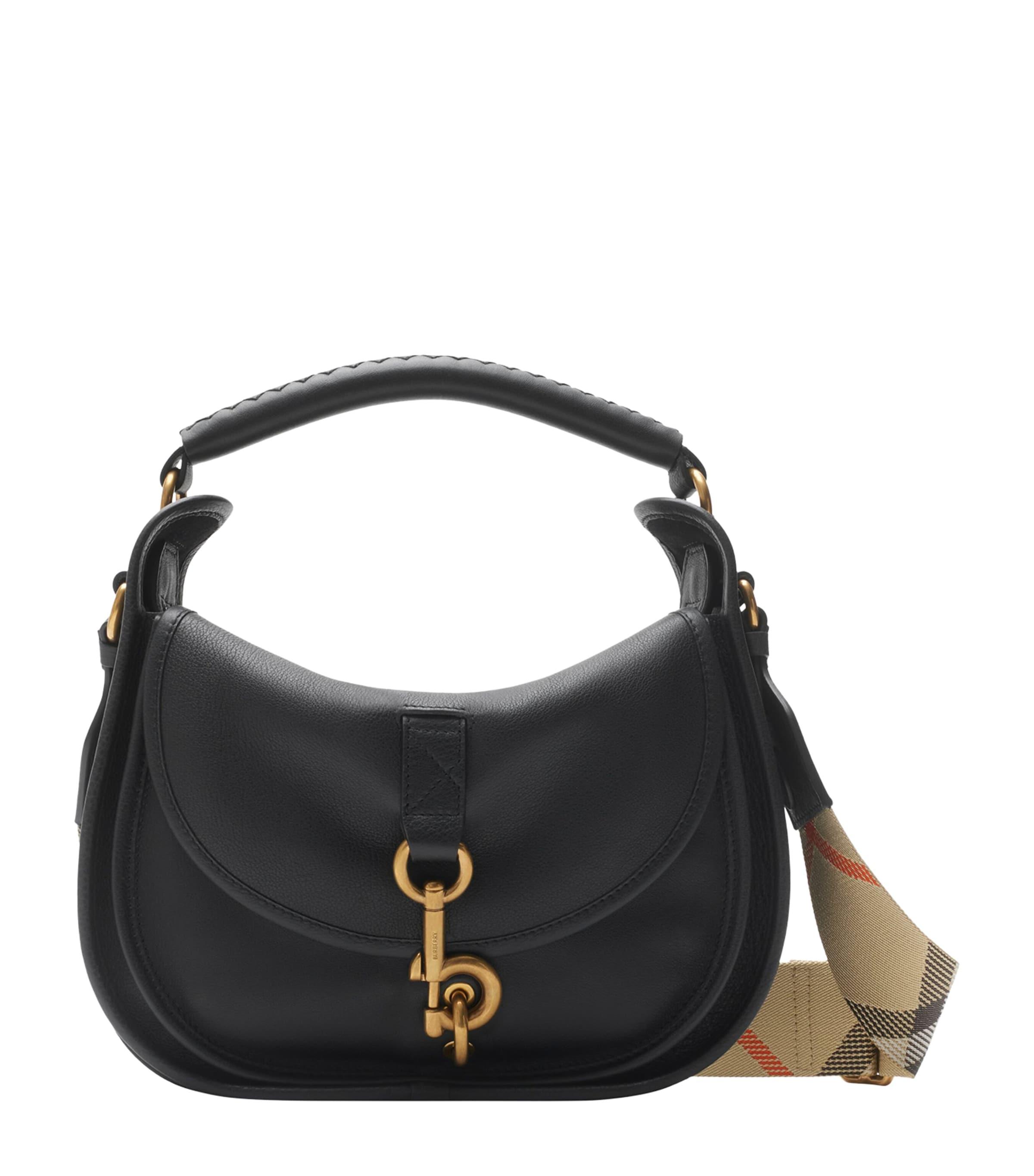 Burberry Small Calf Leather B Clip Messenger Bag by BURBERRY