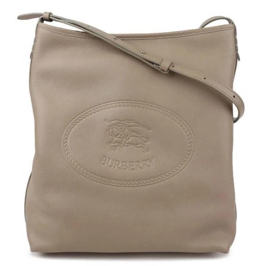 Burberry Small Highlands Leather Shoulder Bag by BURBERRY
